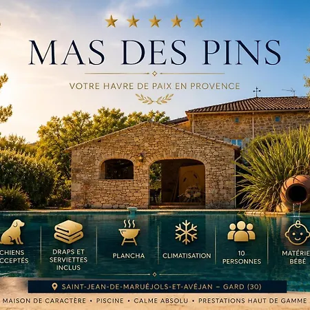 Villa Mas Des Pins Saint-Jean-de-Maruéjols-et-Avéjan